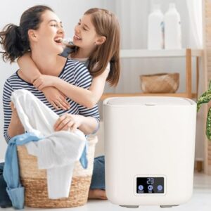 Dxysyldrun Mini Lavatrice Completamente Automatica, ideale per lavare e asciugare biancheria intima e calzini, dal design compatto e funzionale.