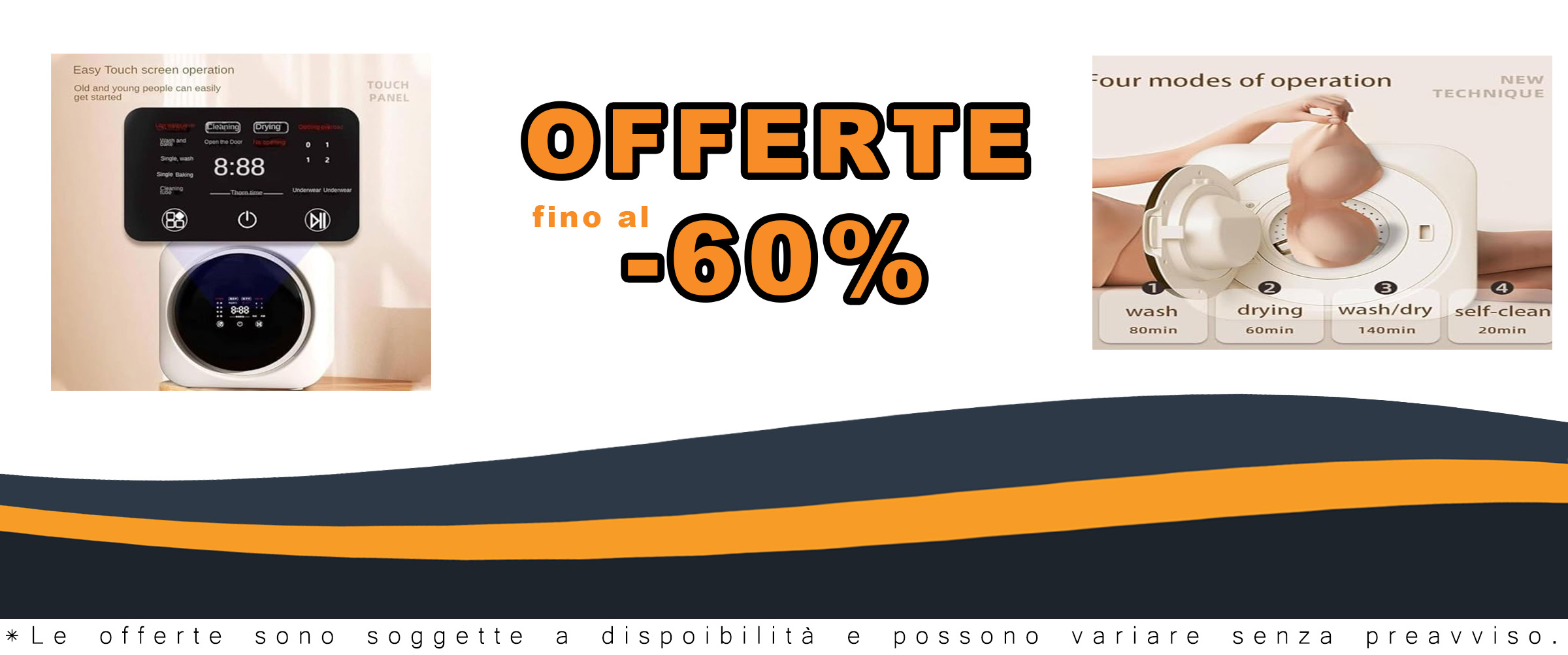 DMXQJK Lavatrice Intelligent Roller, mini lavatrice da tavolo automatica ideale per appartamenti e piccoli spazi, con funzione di lavaggio e asciugatura integrata.