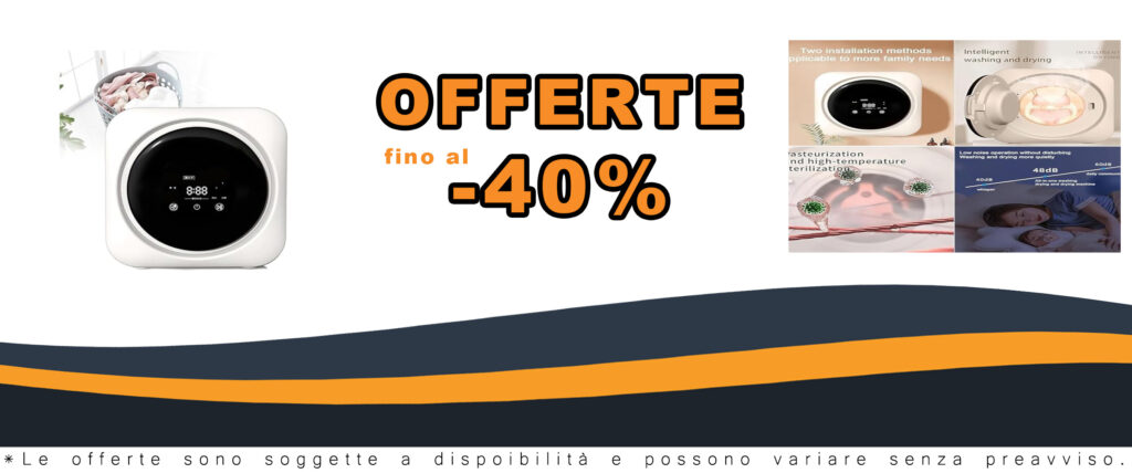Saiyerus Mini Lavatrice a Parete per dormitori e viaggi