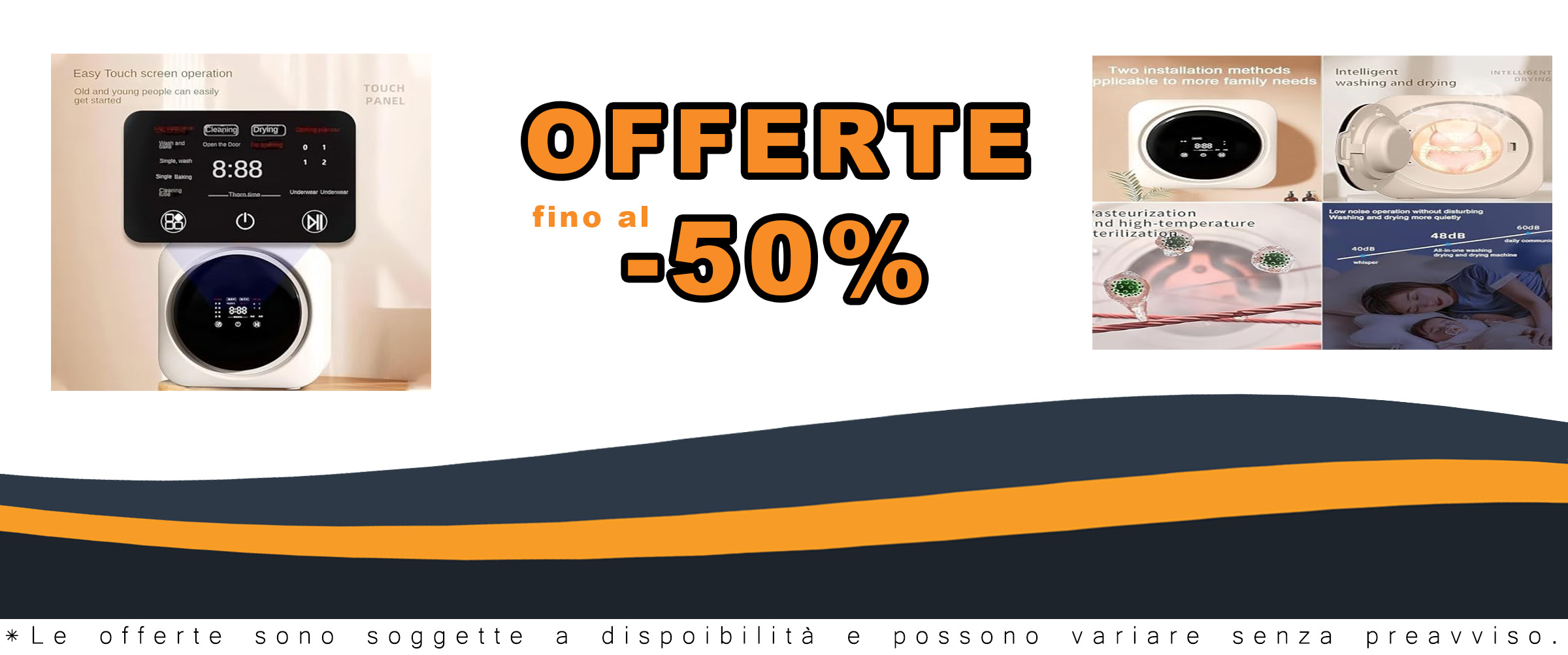 SAIYERUS Mini Lavatrice 2 in 1 Portatile per Appartamenti, Campeggio e Viaggi