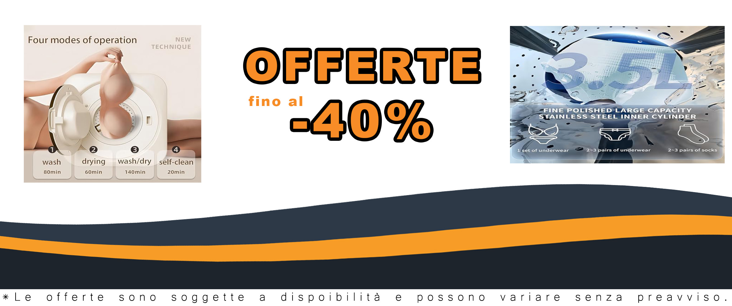 Lavatrice automatica per biancheria intima, mini lavatrice da 3,5L in acciaio inox, ideale per calzini e piccoli capi.