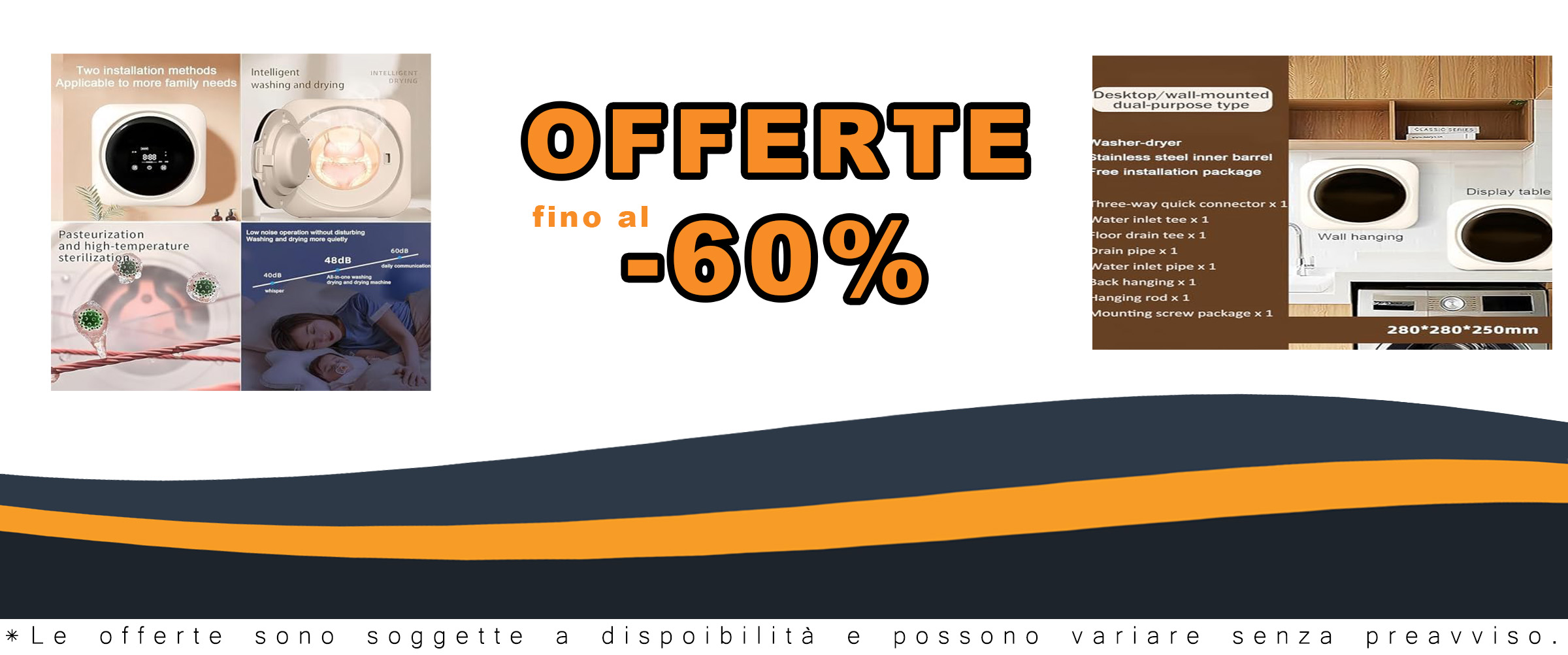 Saiyerus Mini Lavatrice portatile 2 in 1, adatta per biancheria intima e calzini, ideale per appartamenti, campeggio e viaggi.