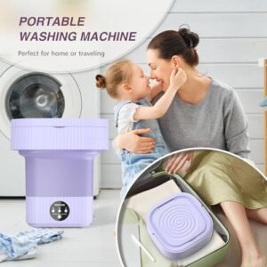 Mini lavatrice portatile pieghevole per biancheria intima, calze, e vestiti per bambini
