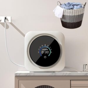 Mini Lavatrice Portatile da 3,5 Litri con Funzione di Asciugatura - Compatta e Automatica, Adatta per Appartamenti e Dormitori