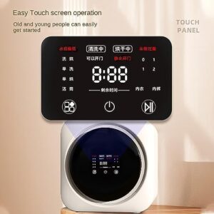 UPIKIT Lavatrice e Asciugatrice Automatica da 3,5 litri, ideale per piccoli appartamenti e dormitori, silenziosa e compatta