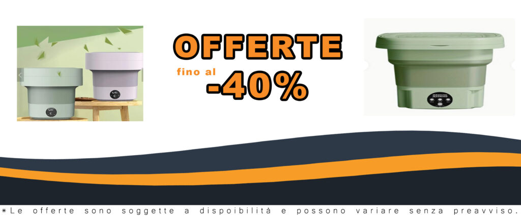 Lavatrice portatile compatta da 3,6 kg, verde, ideale per piccoli appartamenti e lavanderie rapide.