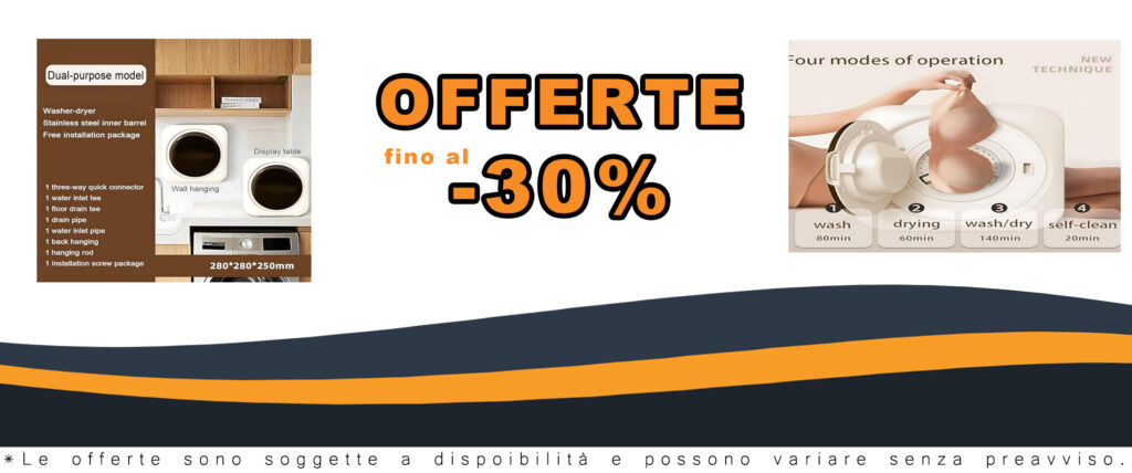 Mini lavatrice compatta per biancheria intima, con capacità di 3,5 litri e funzione centrifuga, ideale per piccoli carichi e spazi ristretti.