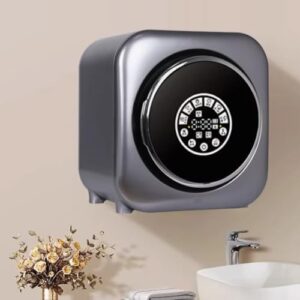 Mini lavatrice per biancheria intima con schermo LCD, silenziosa e compatta, ideale per appartamenti.