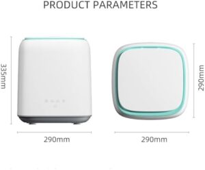 Lavatrice portatile con mini centrifuga, grande capacità da 7 litri e pulizia rapida in 8 minuti.