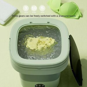 Mini lavatrice pieghevole portatile 10L, compatta e perfetta per biancheria intima, vestiti bambini e piccoli carichi