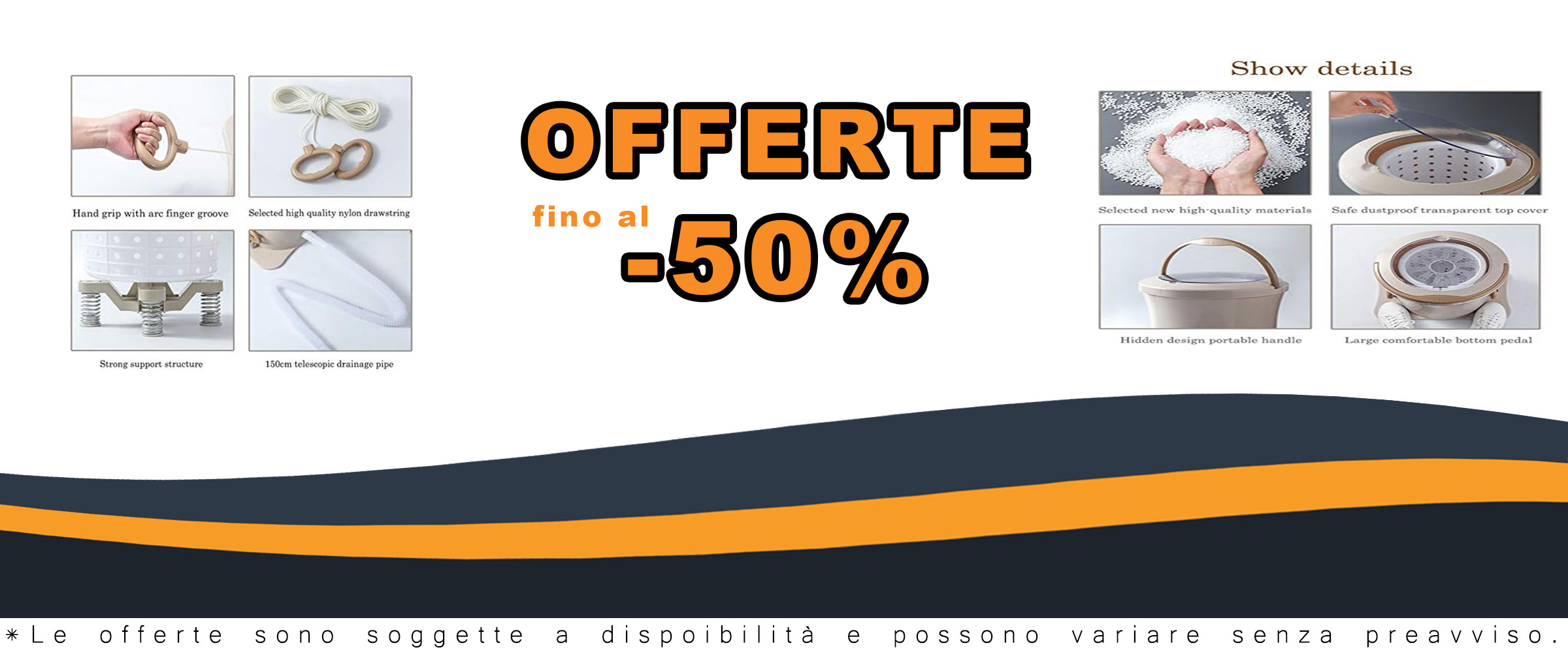 Mini lavatrice portatile a manovella con centrifuga combinata, ideale per campeggio e spazi piccoli, ecologica e facile da usare.