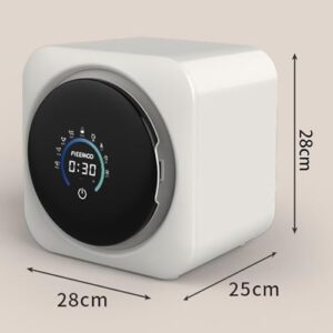 Mini lavatrice elettrica da 3,5 litri a parete, ideale per appartamenti e dormitori, con funzione di lavaggio e asciugatura automatica