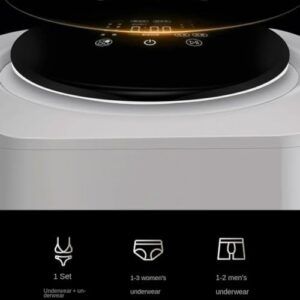 YXZQLOZ Piccola Mini Lavatrice Automatica per Calzini, con centrifuga per biancheria intima, lavatrice portatile compatta