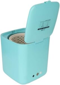 Lavatrice portatile da 7 litri con asciugatrice, design compatto, facile da usare, con pulsante di avvio automatico