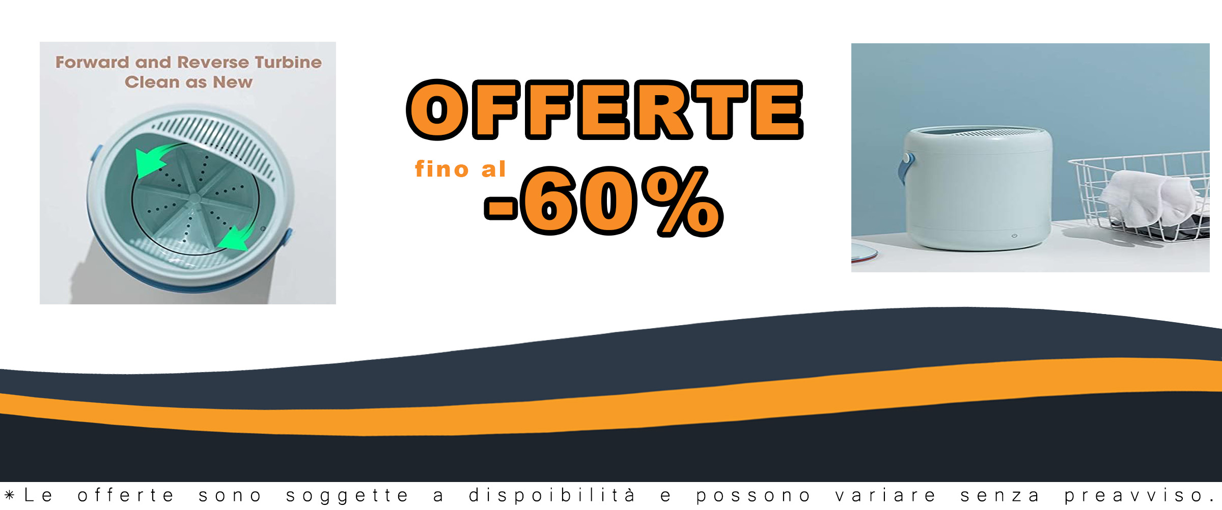 Samnuerly Lavatrice Portatile 2.8L, mini lavatrice con luce blu e verde