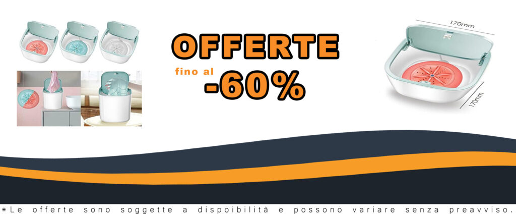 WolFum Mini Lavatrice Automatica Domestica 3.8L Portatile ad Ultrasuoni, perfetta per il lavaggio di intimo e piccoli carichi