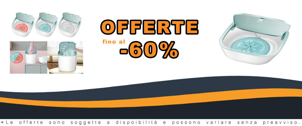 WolFum Mini Lavatrice Automatica 3.8L Portatile ad Ultrasuoni, ideale per il lavaggio di capi intimi e delicati.