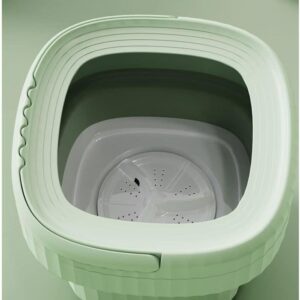 Lavatrice pieghevole portatile compatta, perfetta per lavare piccoli oggetti, facile da riporre e utilizzare ovunque