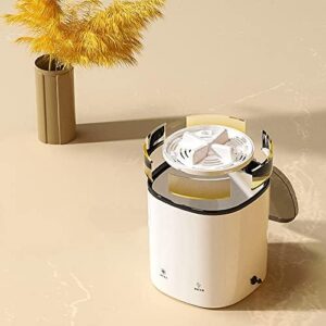 Samnuerly Lavatrice compatta portatile con ultrasuoni e luce blu, perfetta per viaggi, campeggio e appartamenti.