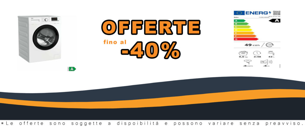 Lavatrice Beko WTA9715XW Classe A 9 Kg 1400 rpm in funzione, con un design moderno e prestazioni elevate