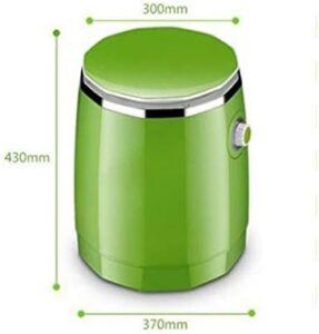 WolFum Small Drum Machine Mini Lavatrice semiautomatica a Tamburo Singolo con Funzione di Asciugatura, perfetta per spazi ridotti e alta efficienza energetica.