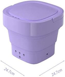 Lavatrice Portatile XHTONGSH, compatta e pieghevole, ideale per lavare biancheria intima e piccoli oggetti con basso consumo di acqua ed energia.