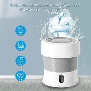 Lavatrice pieghevole per biancheria intima con funzione ozono, ideale per appartamenti e piccole cucine