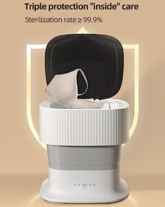 Lavatrice portatile mini pieghevole ideale per viaggi, campeggio e piccoli appartamenti, perfetta per vestiti e biancheria intima.