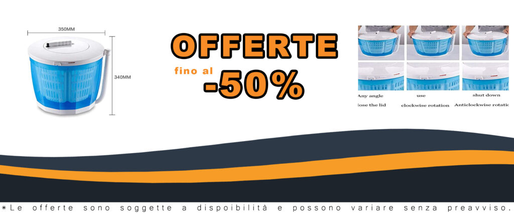Mini lavatrice manuale portatile grigia con manovella e scarico automatico, ideale per piccoli spazi.