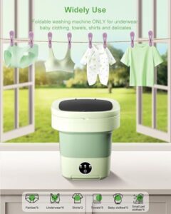 Lavatrice portatile da 13L, ideale per biancheria intima, camicie, vestiti per bambini, e piccoli oggetti. Compatta e pieghevole, perfetta per spazi ridotti.