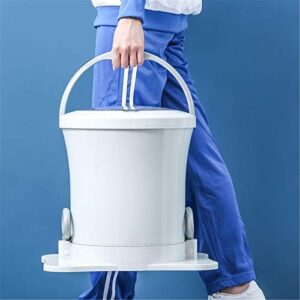 Mini lavatrice portatile bianca con centrifuga ecologica, ideale per piccoli appartamenti e campeggi.