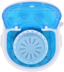 LAPOOH Mini Lavatrice a Vaschetta Singola 2,6 kg, pratica e compatta, ideale per piccoli spazi e carichi limitati.