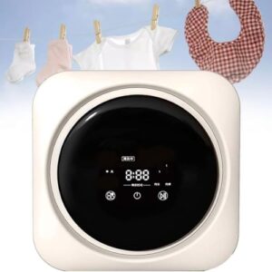 DPQYJPP Mini Lavatrice e Asciugatrice 3,5 l, lavatrice compatta con fusto in acciaio inox ideale per appartamenti e dormitori.