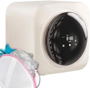 Lavatrice portatile Levigationlu 3.5L con pompa di scarico e asciugatrice automatica, ideale per appartamenti e camper.