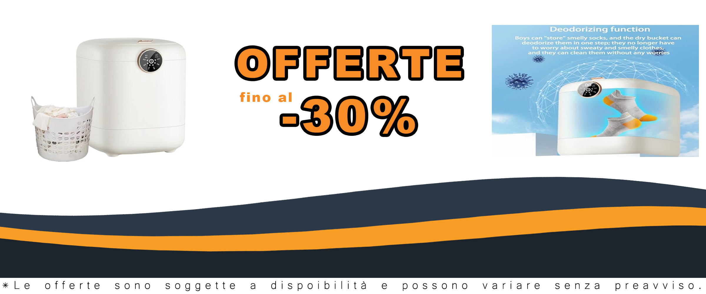 Mini Lavatrice Elettrica compatta, perfetta per appartamenti e piccole quantità di bucato, con funzione asciugatrice integrata.