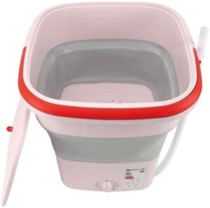 Lavatrice Portatile da 16 Litri con funzione di centrifuga soft e tubo di scarico, ideale per biancheria intima e piccoli carichi  