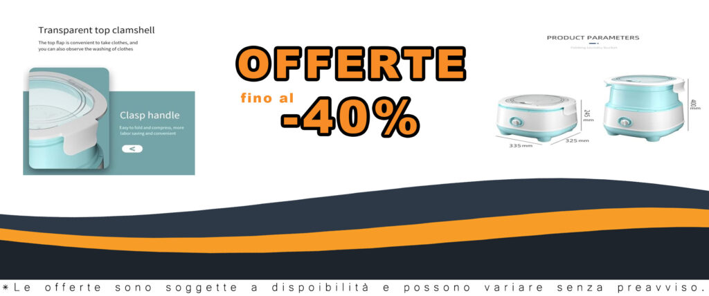 Lavatrice portatile Mini Washer compatta e pieghevole, ideale per vestiti di neonati e bambini, colore blu.