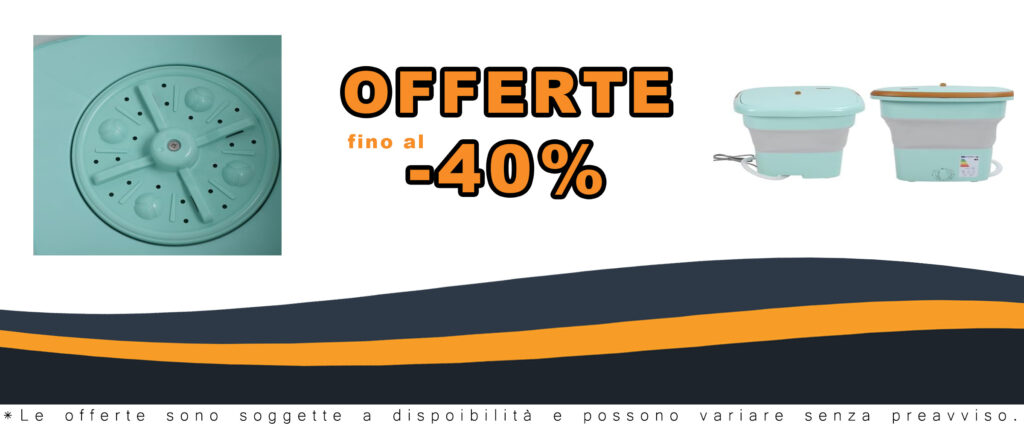 Lavatrice pieghevole mini compatta da 135W per biancheria intima, perfetta per il dormitorio o hotel.