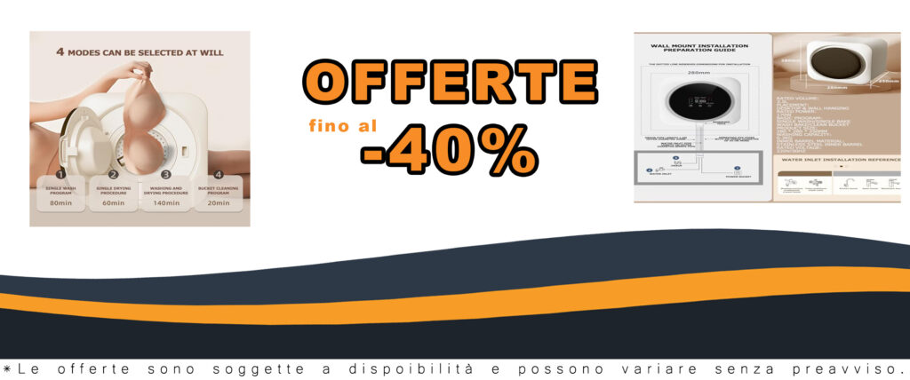 Mini Lavatrice a Parete Automatica per Biancheria Intima