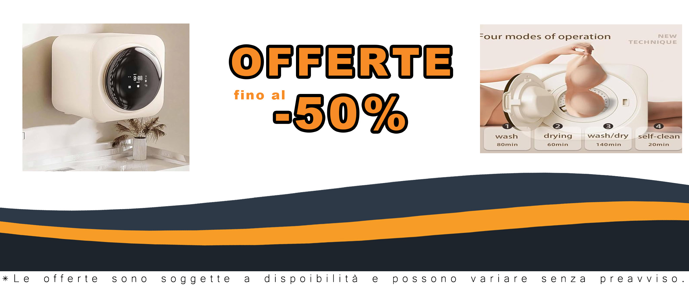GEJLEDS Mini Lavatrice 3 in Uno Portatile a Parete/Desktop, perfetta per il lavaggio e l'asciugatura di biancheria intima e calzini