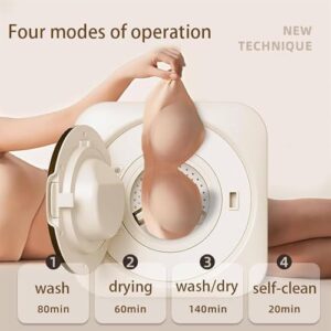 YLPDDMM Piccola Mini Lavatrice Domestica con capacità di 3.5 litri, lavatrice automatica a tamburo per biancheria intima