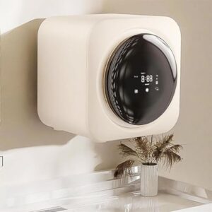 CYMYYDS Asciugatrice Ventilata 3,5 Litri, Mini Lavatrice Automatica con Vasca in Acciaio Inossidabile  