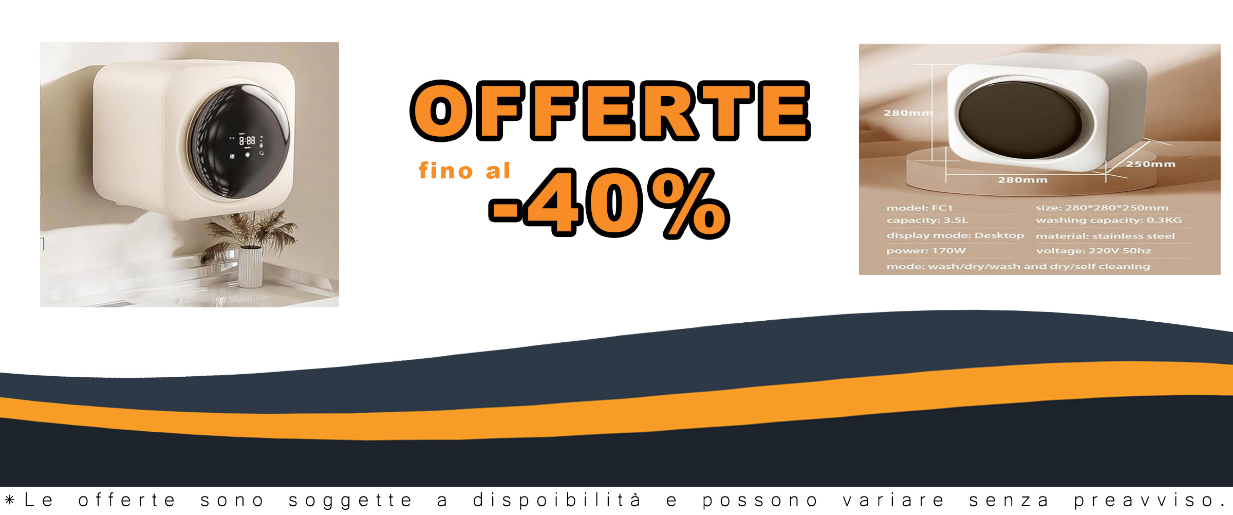 CYMYYDS Asciugatrice Ventilata 3,5 Litri, Mini Lavatrice Automatica con Vasca in Acciaio Inossidabile  