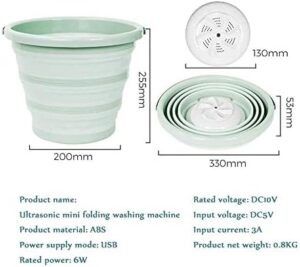 SilteD Comoda Lavatrice Portatile Pieghevole Mini Biancheria Intima Plug-in
