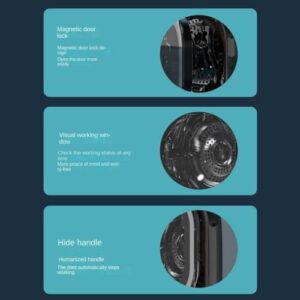 YUNYHAO Mini Asciugatrice Elettrica da 450 W, lavasciuga compatta e portatile con secchio in acciaio inox, ideale per appartamenti piccoli.