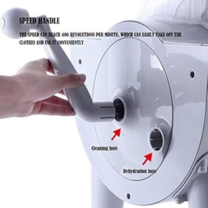Amhuui Manuale Portatile Turbo Lavatrice Spin Dryer, una soluzione ecologica e compatta per il lavaggio manuale