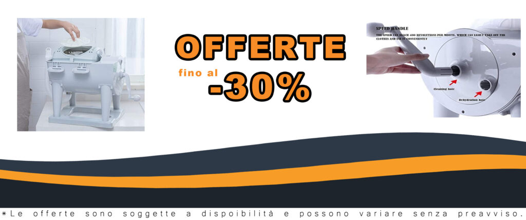Amhuui Manuale Portatile Turbo Lavatrice Spin Dryer, una soluzione ecologica e compatta per il lavaggio manuale