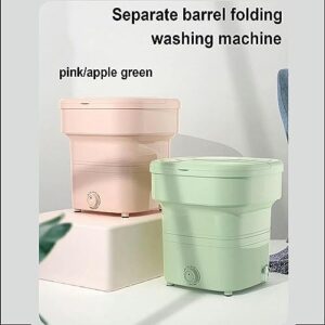 Mini lavatrice pieghevole portatile con cestello di scarico e capacità 18L