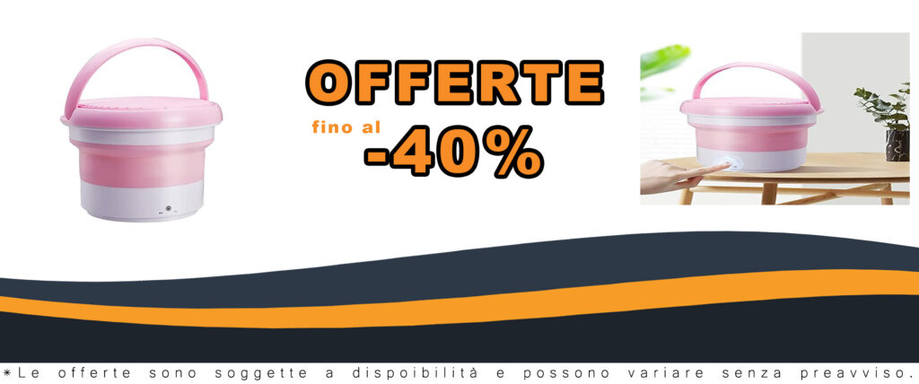 Lavatrice Pieghevole per Biancheria Intima 13L con Tecnologia a Ozono