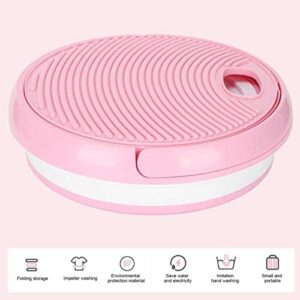 Samnuerly Mini Lavatrice Pieghevole in funzione, compatta e portatile, ideale per biancheria intima e piccoli oggetti